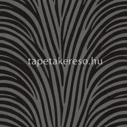   Cristiana Masi Energie vlies, vinyl anyagú fekete, szürke színű absztrakt, textilhatású modern tapéta