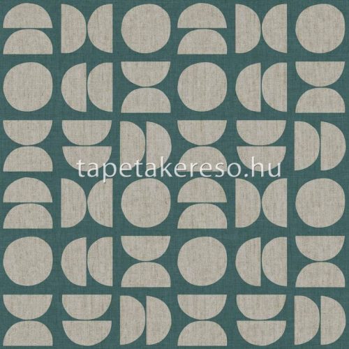Cristiana Masi Energie vlies, vinyl anyagú zöld, homok, csillámos színű geometriai, textilhatású modern tapéta