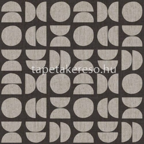 Cristiana Masi Energie vlies, vinyl anyagú barna, szürke színű geometriai, textilhatású modern tapéta