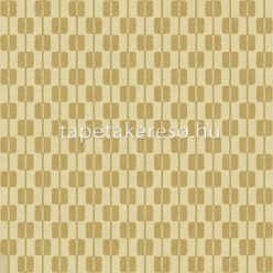   Cristiana Masi Energie vlies, vinyl anyagú sárga, arany, csillámos színű geometriai, textilhatású modern tapéta
