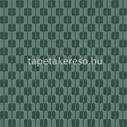   Cristiana Masi Energie vlies, vinyl anyagú zöld, csillámos színű geometriai, textilhatású modern tapéta