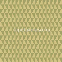   Cristiana Masi Energie vlies, vinyl anyagú sárga, zöld, csillámos színű geometriai, textilhatású modern tapéta