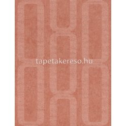   Emil & Hugo Linen House vlies anyagú barack színű geometriai modern tapéta
