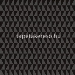   Cristiana Masi Energie vlies, vinyl anyagú fekete, szürke színű geometriai, textilhatású modern tapéta