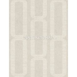   Emil & Hugo Linen House vlies anyagú beige színű geometriai modern tapéta