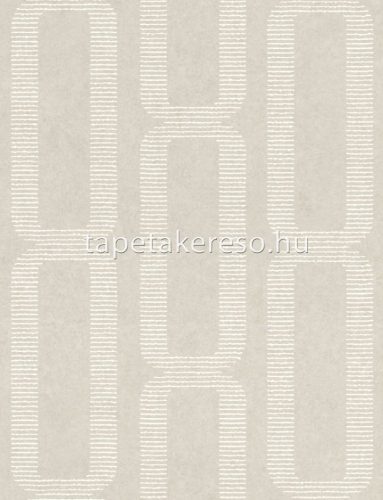 Emil & Hugo Linen House vlies anyagú beige színű geometriai modern tapéta