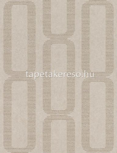 Emil & Hugo Linen House vlies anyagú beige, barna, gyöngyház színű geometriai modern tapéta