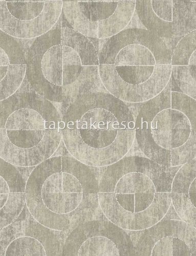 Emil & Hugo Linen House vlies anyagú szürke, beige színű geometriai modern tapéta