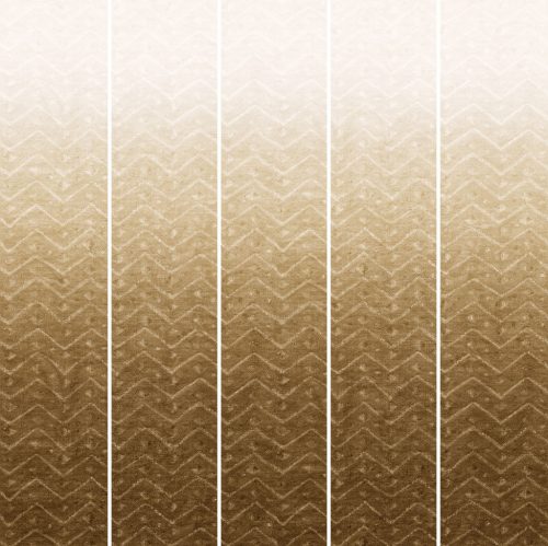 Emil & Hugo Akasa vlies anyagú barna, beige  színű chevron, szövethatású, színátmenetes Modern panel