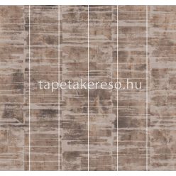   Emil & Hugo Linen House vlies anyagú barna színű koptatott, geometriai modern poszter