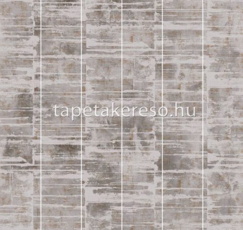 Emil & Hugo Linen House vlies anyagú barna, beige színű koptatott, geometriai modern poszter