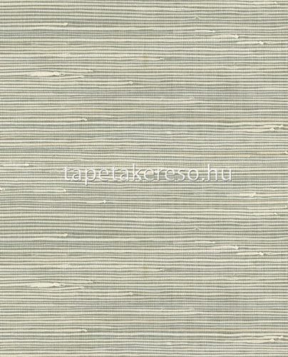 Eijffinger NATURAL WALLCOVERINGS III növényi szálak anyagú fehér, zöld színű vonalas, szövethatású natural tapéta