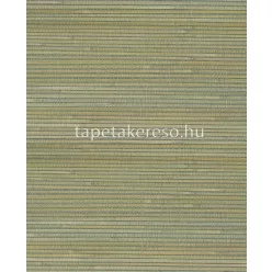   Eijffinger NATURAL WALLCOVERINGS III növényi szálak anyagú zöld, arany színű csíkos, szövethatású natural tapéta