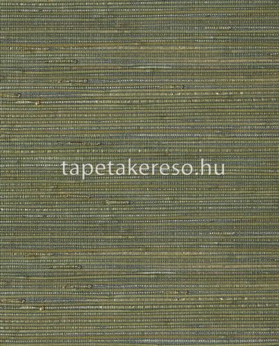 Eijffinger NATURAL WALLCOVERINGS III növényi szálak anyagú zöld, gyöngyház színű vonalas, szövethatású natural tapéta