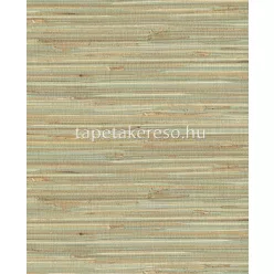   Eijffinger NATURAL WALLCOVERINGS III növényi szálak anyagú barna, türkiz színű vonalas, szövethatású natural tapéta