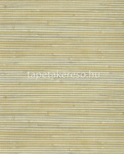 Eijffinger NATURAL WALLCOVERINGS III növényi szálak anyagú szürke, sárga, beige színű csíkos, szövethatású natural tapéta