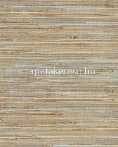 Eijffinger NATURAL WALLCOVERINGS III növényi szálak anyagú kék, barna színű vonalas, szövethatású natural tapéta