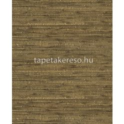   Eijffinger NATURAL WALLCOVERINGS III növényi szálak anyagú barna, arany színű vonalas, szövethatású natural tapéta