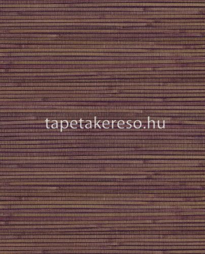 Eijffinger NATURAL WALLCOVERINGS III növényi szálak anyagú lila, mályva színű csíkos, szövethatású natural tapéta
