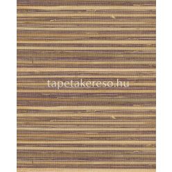   Eijffinger NATURAL WALLCOVERINGS III növényi szálak anyagú lila, barna színű csíkos, szövethatású natural tapéta
