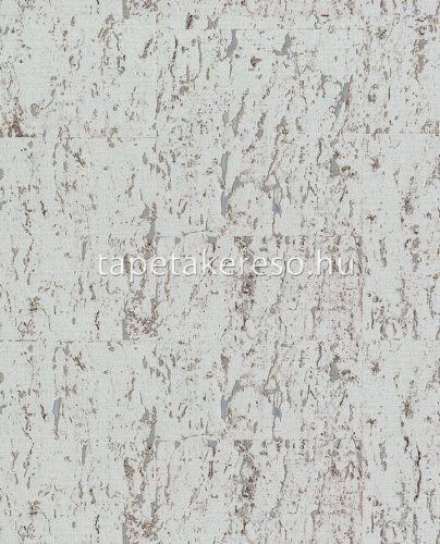 Eijffinger NATURAL WALLCOVERINGS III parafa anyagú szürke, ezüst színű parafa natural tapéta
