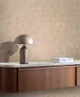 Emil & Hugo Akasa vlies anyagú barna, csillámos, beige színű kockás, foltos Modern tapéta