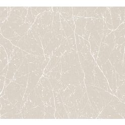   AS Creation Terra habos, vlies anyagú beige, törtfehér, gyöngyház színű ágas modern, natural tapéta