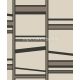 Boras The Apartment vlies anyagú fekete, fehér, barna színű geometriai modern tapéta