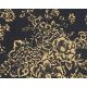 Architects Paper Finest vlies, textil anyagú fekete, arany színű virágos modern tapéta