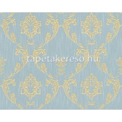  Architects Paper Finest vlies, textil anyagú arany, türkiz színű barokk klasszikus tapéta