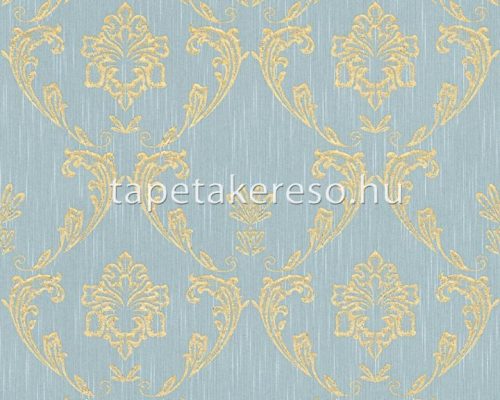 Architects Paper Finest vlies, textil anyagú arany, türkiz színű barokk klasszikus tapéta