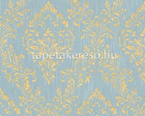 Architects Paper Finest vlies, textil anyagú arany, türkiz színű barokk klasszikus tapéta