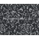 Architects Paper Metalic Silk vlies, textil anyagú fekete, ezüst színű barokk klasszikus tapéta