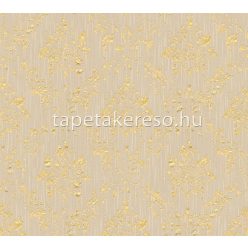   Architects Paper Metalic Silk vlies, textil anyagú drapp, arany színű barokk klasszikus tapéta
