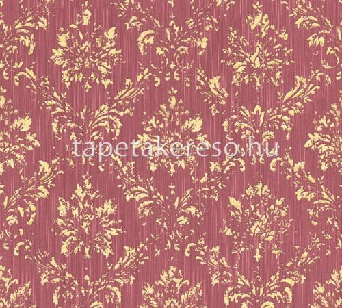 Architects Paper Metalic Silk vlies, textil anyagú bordó, arany színű barokk klasszikus tapéta