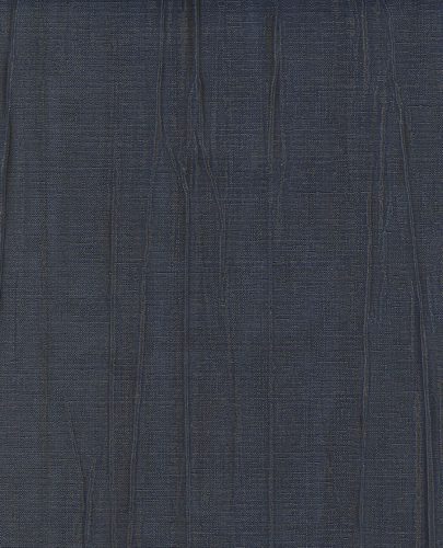 Eijffinger Museum vlies, vinyl anyagú kék színű gyűrt, textilhatású romantikus tapéta