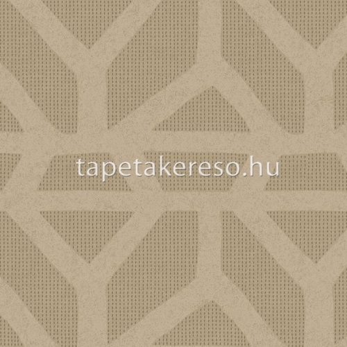 Eijffinger Artifact vlies anyagú barna színű geometriai modern tapéta