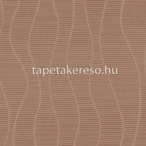 Eijffinger Artifact vlies anyagú barna színű hullámos, vonalas modern tapéta