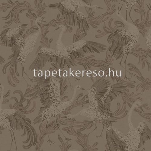 Boras Eastern Simplicity vlies anyagú barna színű madaras modern tapéta