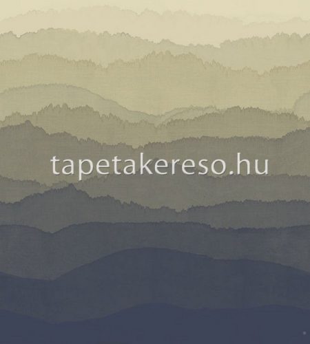 Zoffany The muse vlies anyagú beige, kék, fekete, keki színű tájkép modern poszter