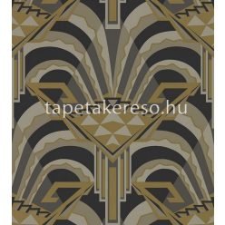   Zoffany The muse vlies anyagú fekete, arany, szürke színű absztrakt modern tapéta
