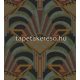 Zoffany The muse vlies anyagú fekete, zöld, arany, bordó színű absztrakt modern tapéta