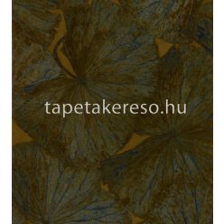   Zoffany The muse vlies anyagú arany, kék színű leveles modern tapéta