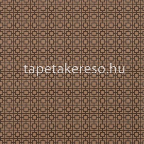 Zoffany The muse vlies anyagú barna, szürke színű geometriai modern tapéta