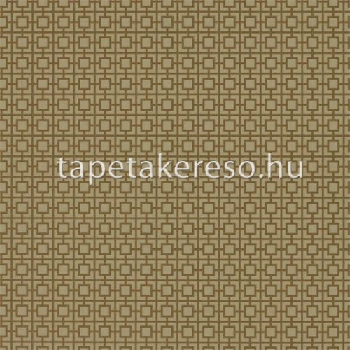 Zoffany The muse vlies anyagú arany, barna színű geometriai modern tapéta