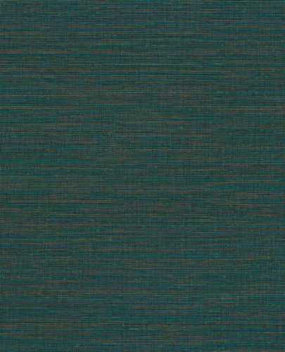 Eijffinger Canvas vlies, vinyl anyagú türkiz, sárga színű szövethatású, struktúrált modern tapéta