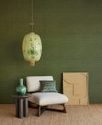 Eijffinger Canvas vlies, vinyl anyagú zöld színű szövethatású, struktúrált modern tapéta