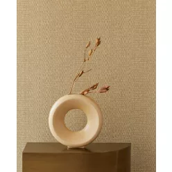   Eijffinger Canvas vlies, vinyl anyagú barna színű geometriai modern tapéta