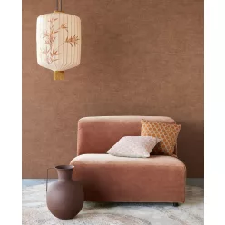   Eijffinger Canvas vlies, vinyl anyagú barna színű szövethatású, struktúrált modern tapéta