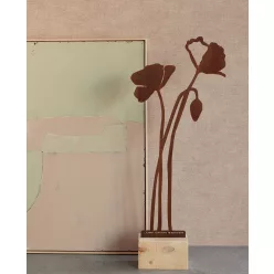   Eijffinger Canvas vlies, vinyl anyagú barna színű szövethatású, struktúrált modern tapéta